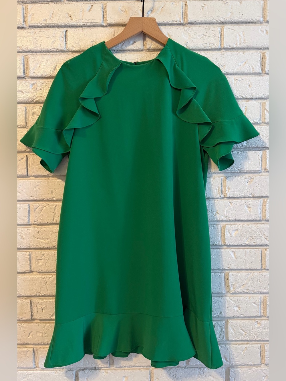 Zara Kelly Green Shift Dress | Size M